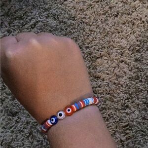 4th of July WATERPROOF bracelet HANDCRAFTED